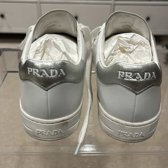 Authentic Prada sneakers size 38 = Size 8 US - Picture 2 of 6